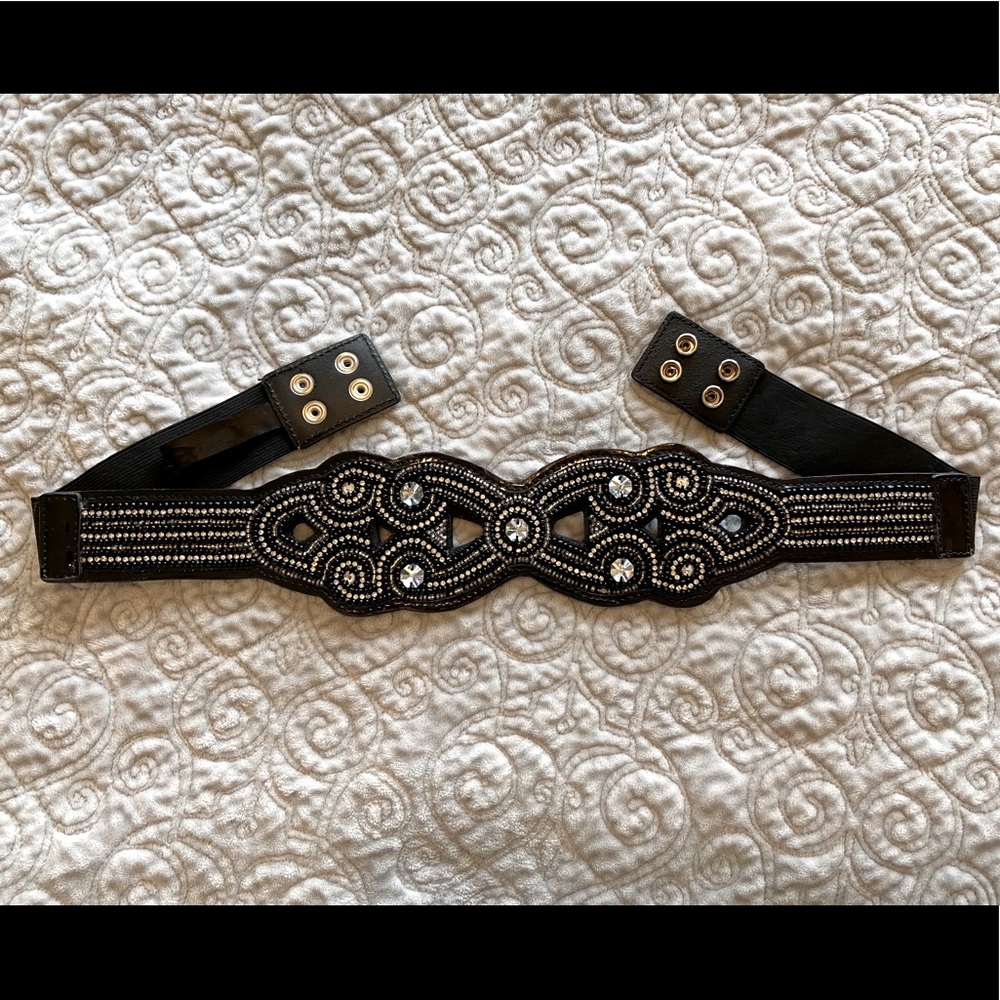 WHBM Jeweled Elastic Belt - Small